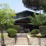 Herivel House and Arroyo Stone Wall